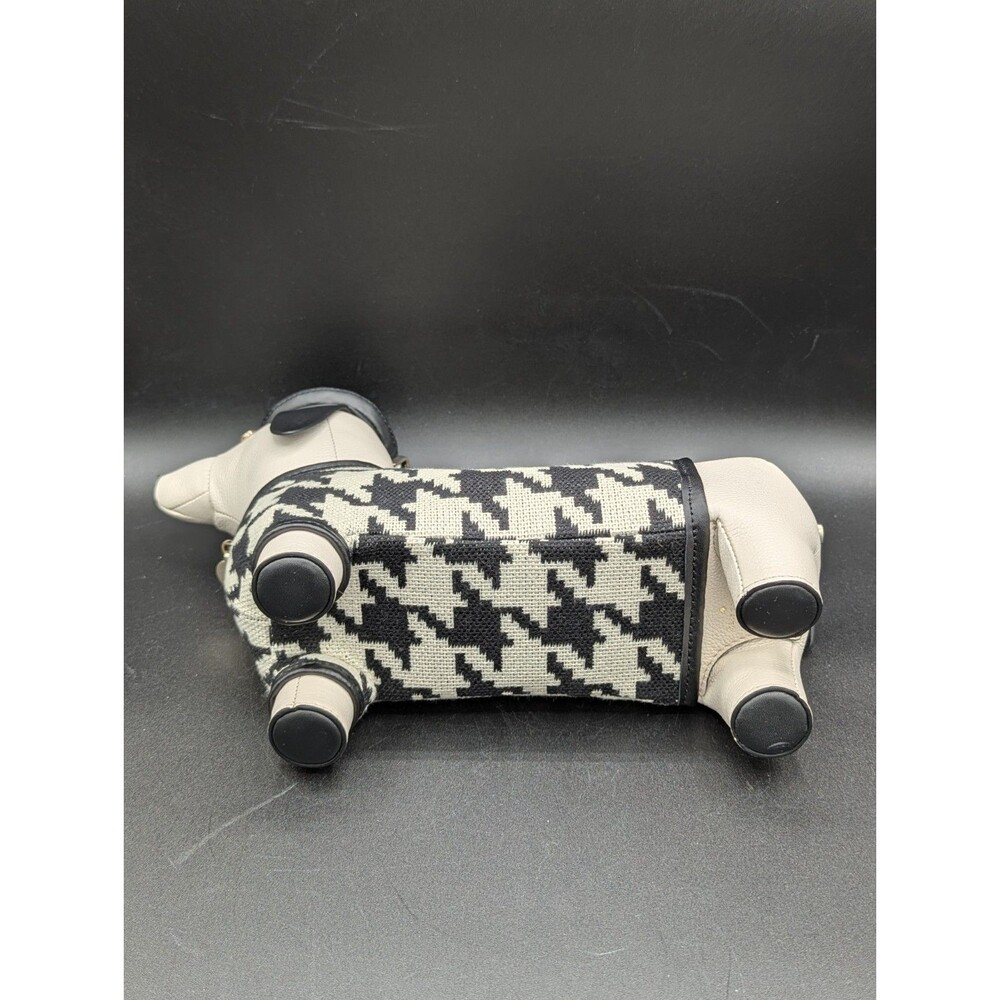Kate Spade Dachshund Claude Houndstooth Crossbody Bag NWT - Picture 8 of 8